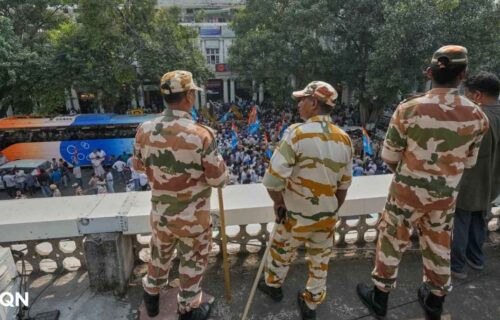 Police crack down on ‘cockroach’ protest in Delhi as group says leaders detained